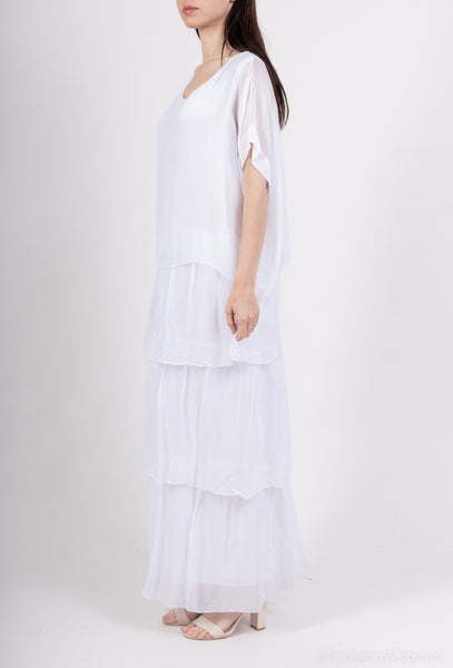 Layered Silk Dress - Italian