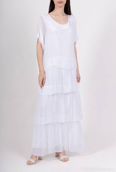 Layered Silk Dress - Italian