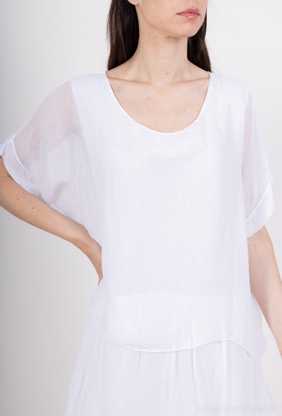 Layered Silk Dress - Italian