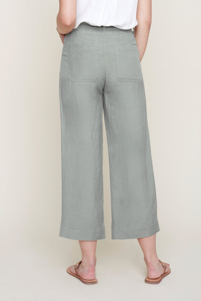 Linen Pull-On Culottes