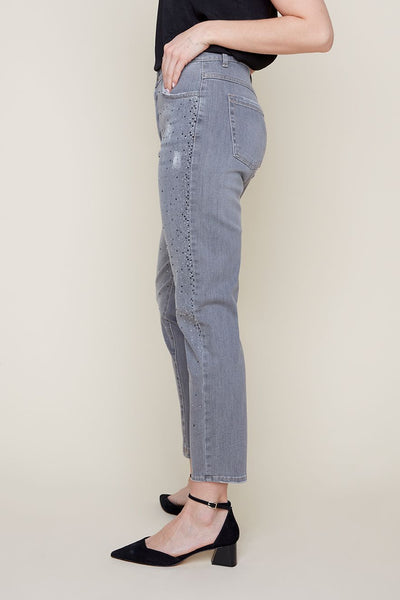 Ankle Jeans With Stones