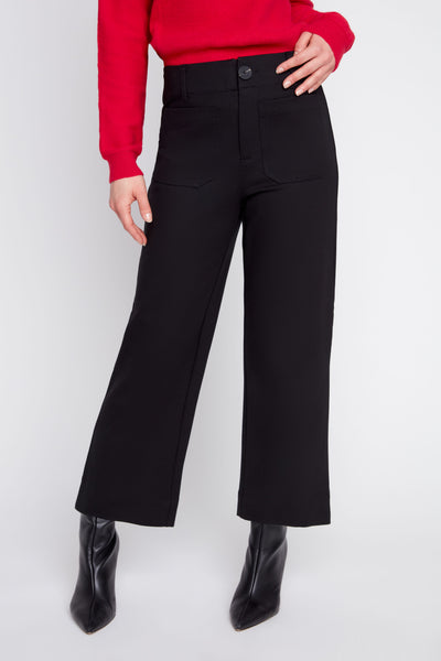 Cropped Straight Leg Pants
