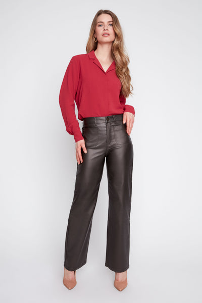 Stretch Waxed Pants