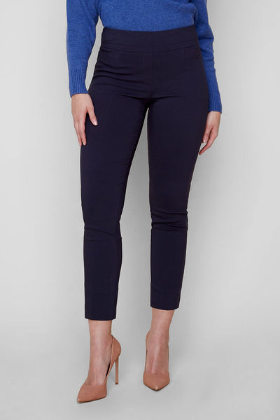 Slim Pull-On Ankle Pants