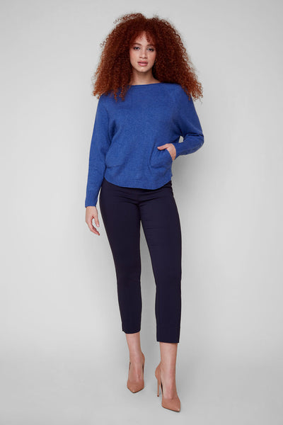 Slim Pull-On Ankle Pants