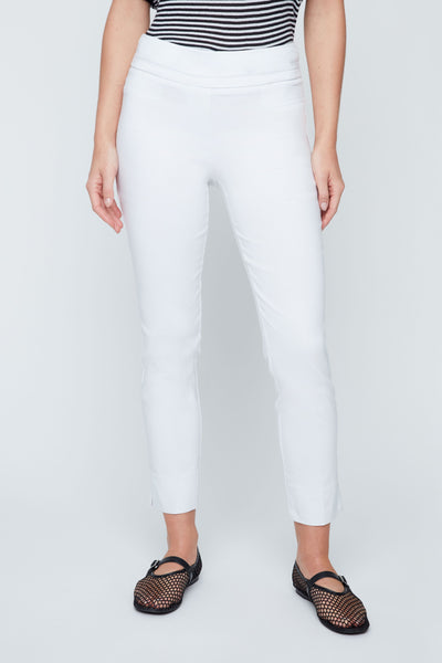Pull-On Slim Ankle Pants
