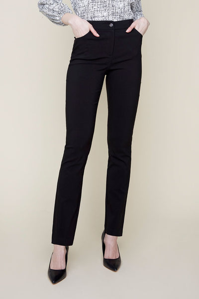 5 Pocket Straight Leg Pants (Petites)