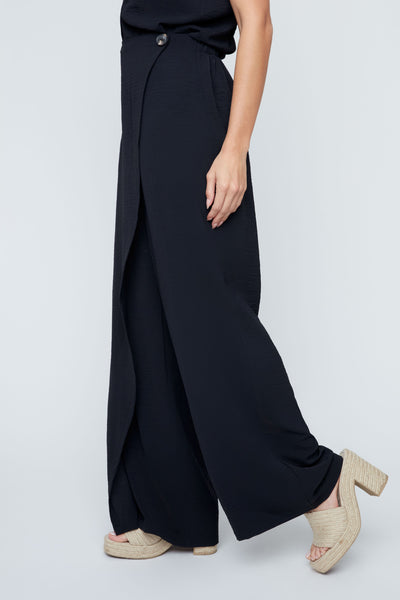 Cross Over High Twist Woven Gaucho