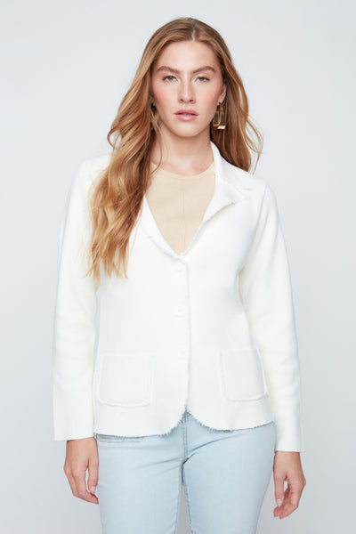 Button Front Knit Jacket