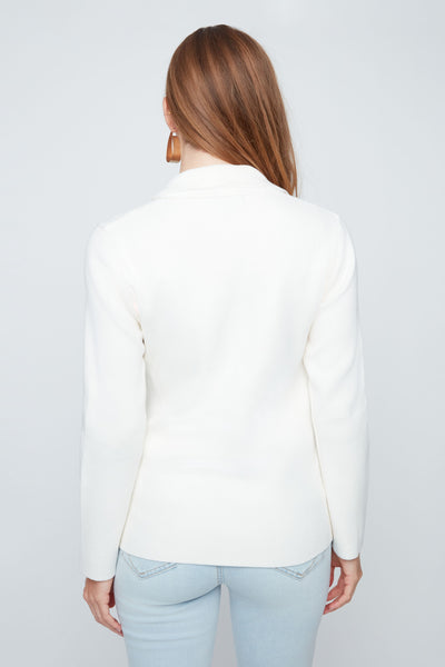 Button Front Knit Jacket