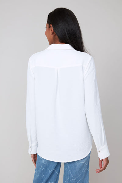 Long Sleeve Air Flow Blouse