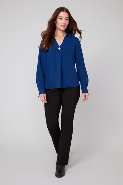 Long Sleeve Air Flow Blouse