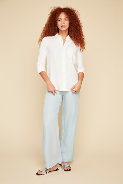 Long Sleeve Tencel Shirt
