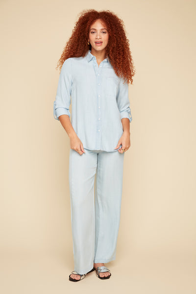 Long Sleeve Tencel Shirt