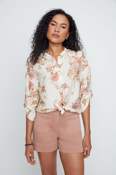 Floral Print Blouse