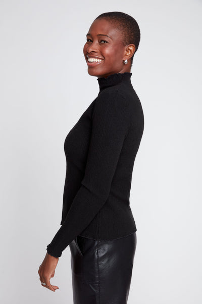 Long Sleeve Mock Neck Sweater