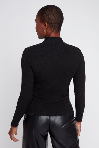 Long Sleeve Mock Neck Sweater