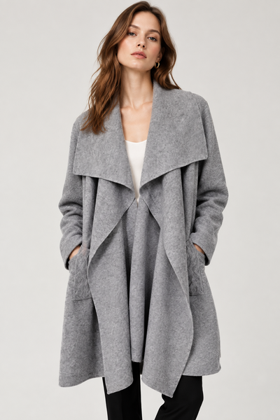 Open Front Long Cardigan