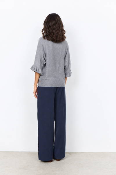 Ruffle Sleeve Sweater on model