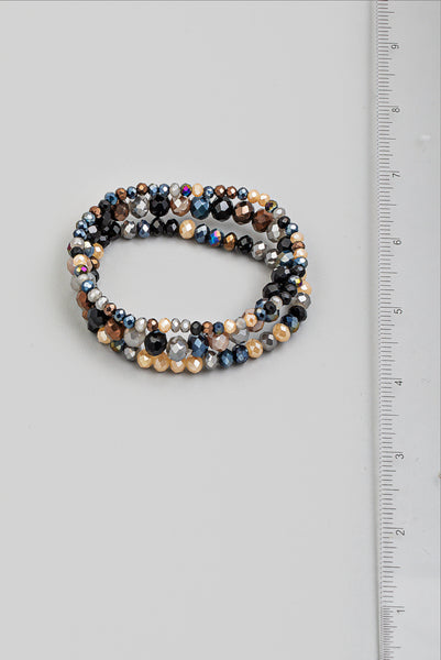 Glass Beaded Stackable Bracelet