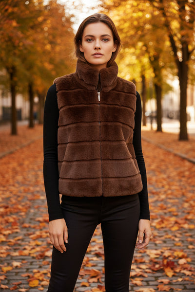 Faux Fur Short Vest